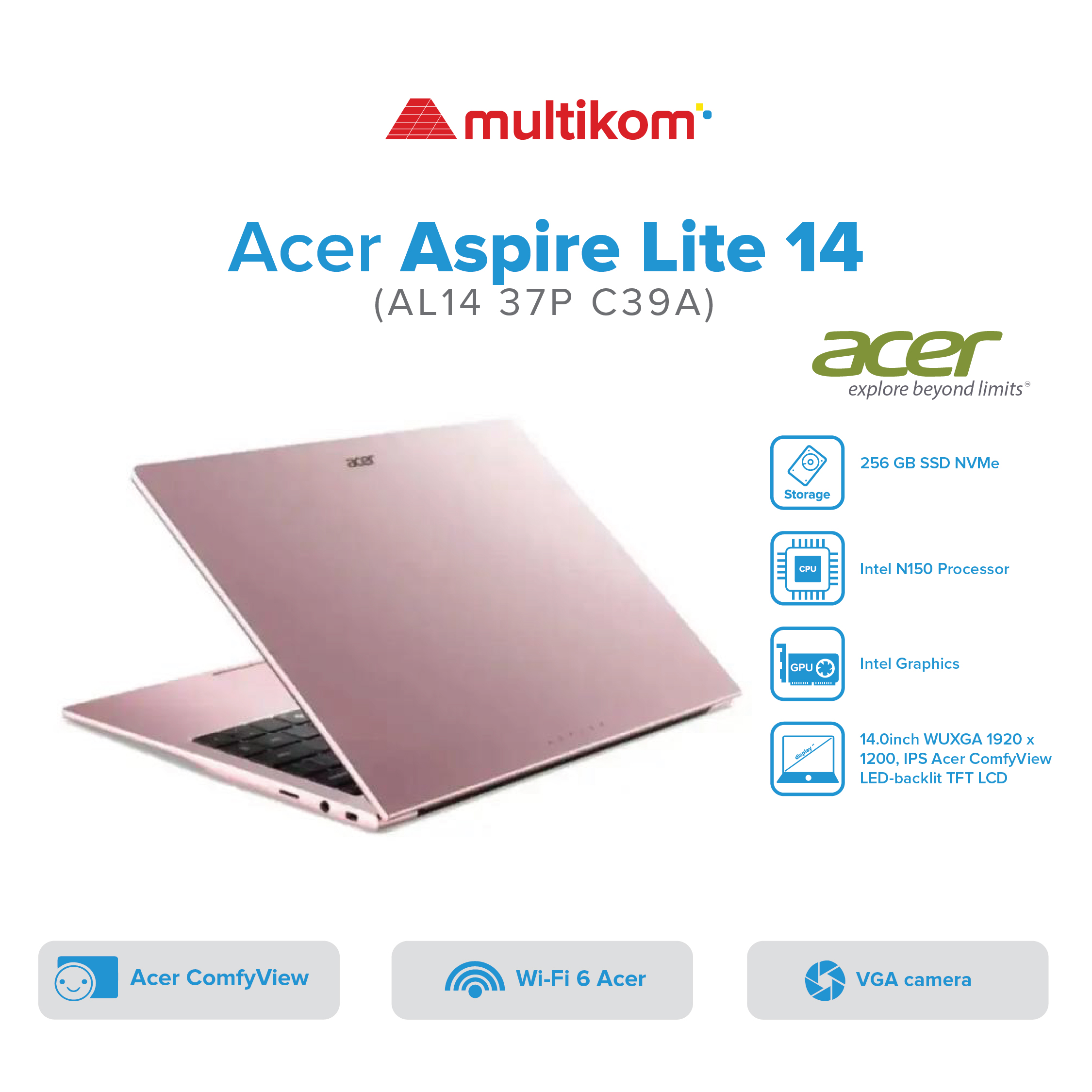 ACER Aspire Lite AL14 37P C39A intel N150