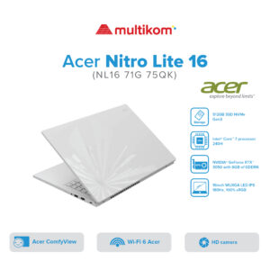 Acer Gaming Nitro Lite NL16 71G 75QK Intel Core 7 240H RTX3050