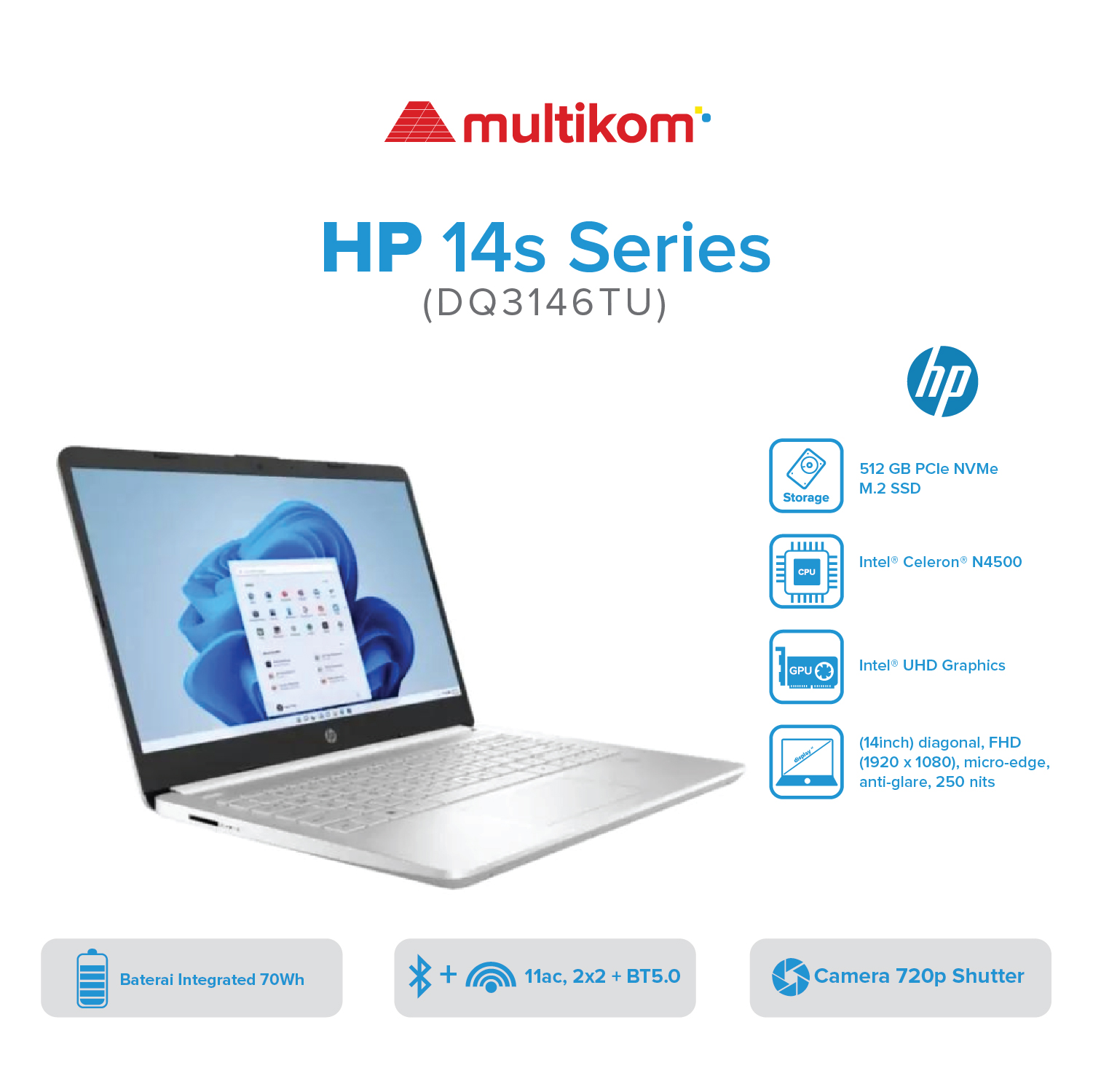 HP 14S Intel Celeron N4500