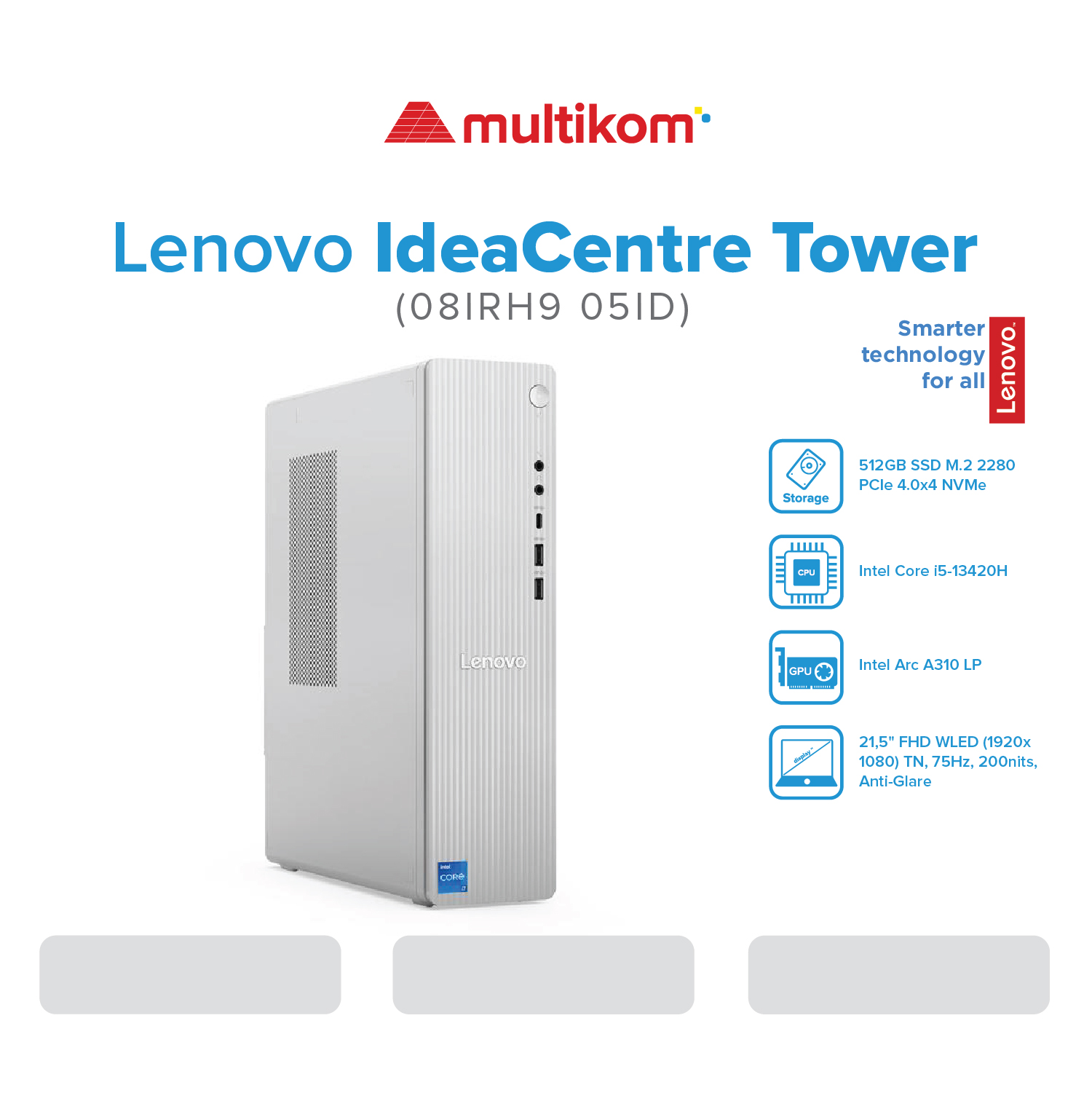 PC DESKTOP IDEACENTRE LENOVO TOWER 08IRH9 INTEL CORE i5-13420