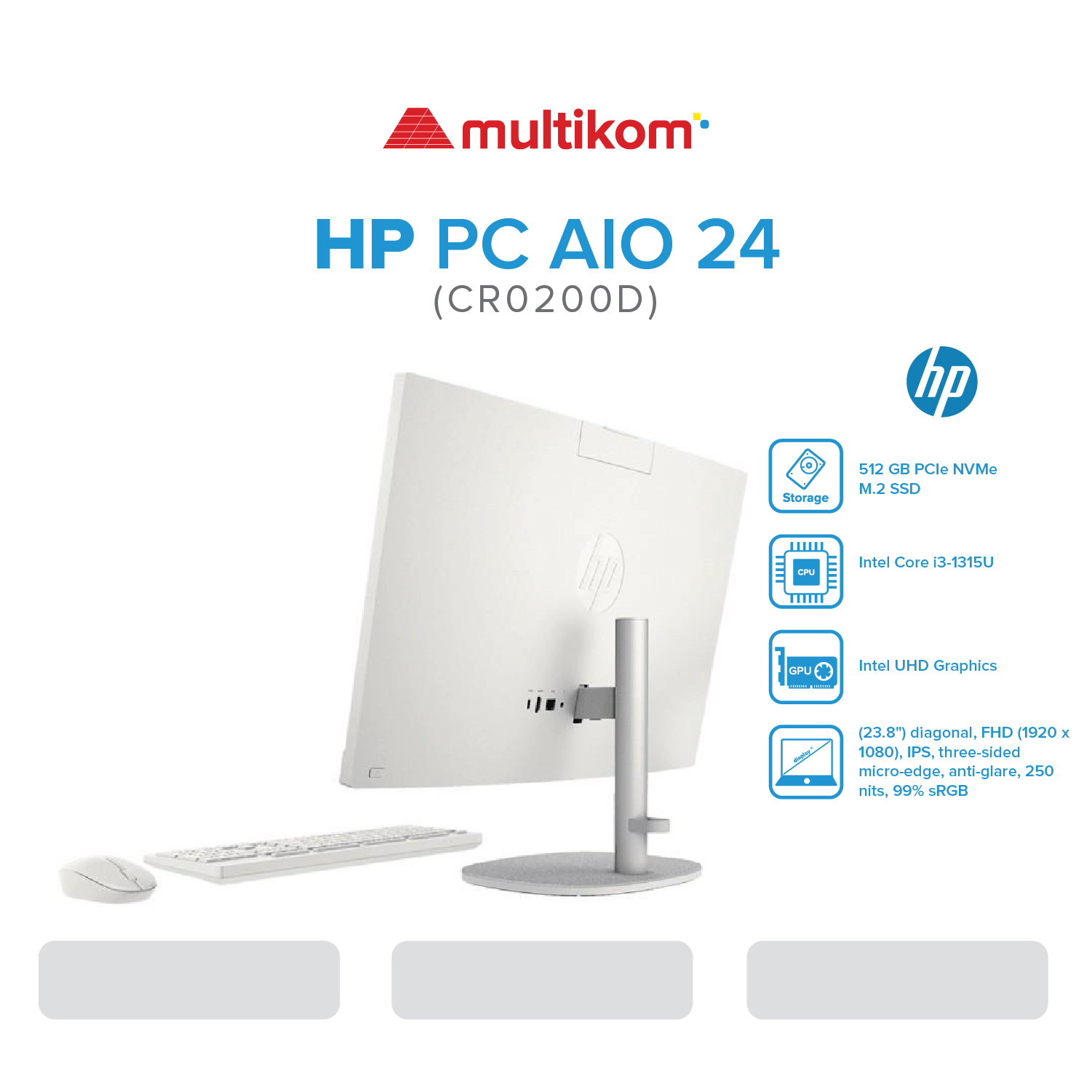 AIO PC HP 24 Core i3 1315