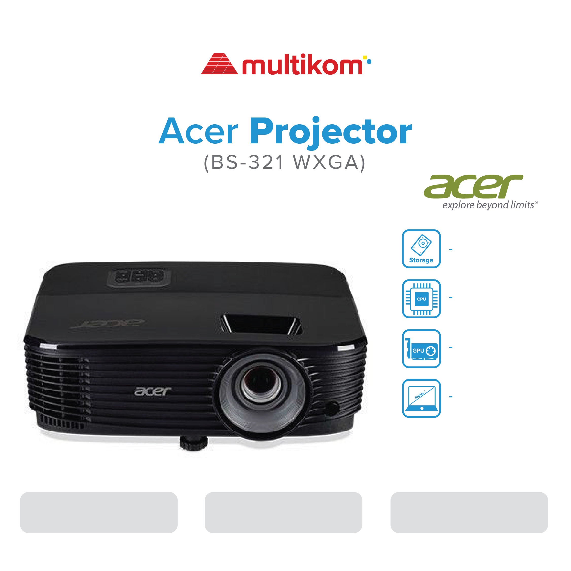 PROJECTOR ACER BS-321 WXGA