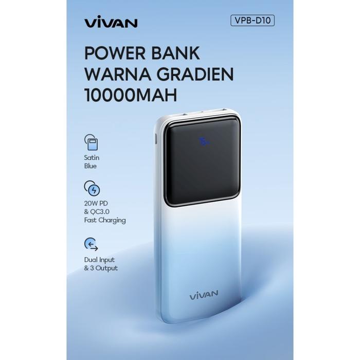 VIVAN POWER BANK VPB-D10 - Image 3