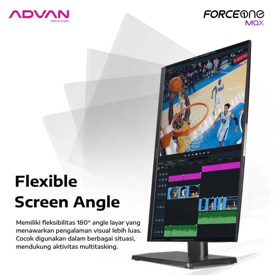 AIO All-in-One PC ADVAN Force One Max I5-1235U - Image 6